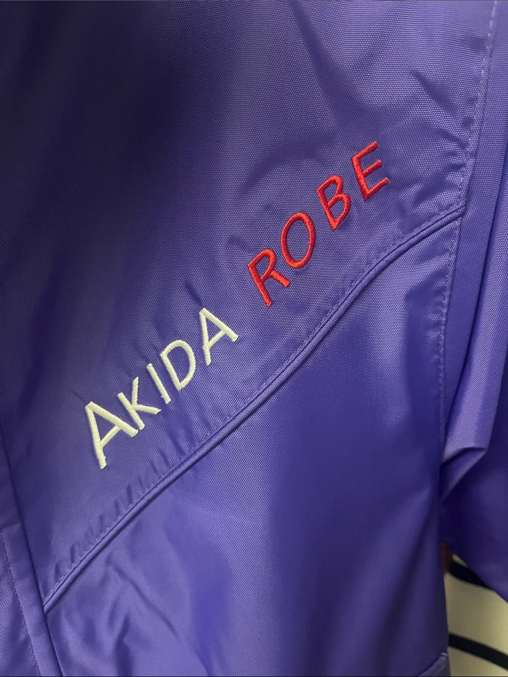 Akida swim robe Purple Waterproof Jacket with Sherpa Lining